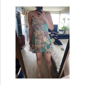 Floral mini dress